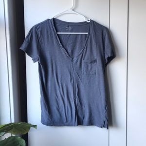 Madewell Whisper cotton v-neck pocket tee